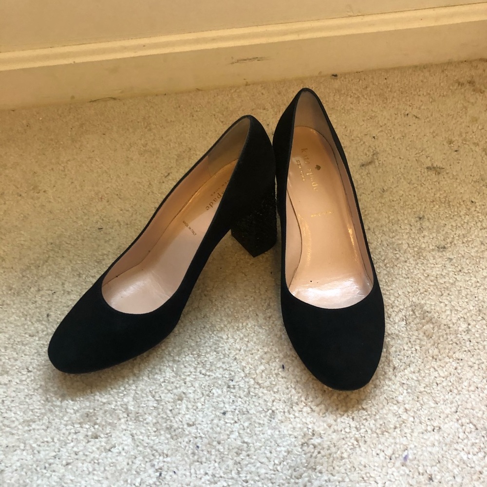 Kate spade glitter heel